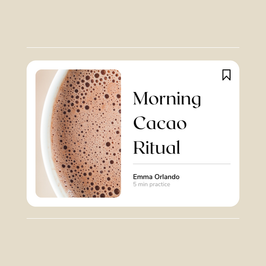 5 Minute Cacao Ritual